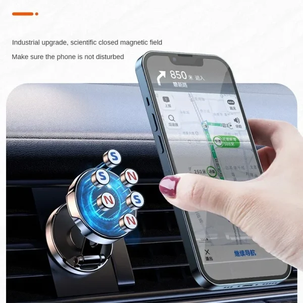 Support magnétique pour téléphone portable de voiture - Image 2