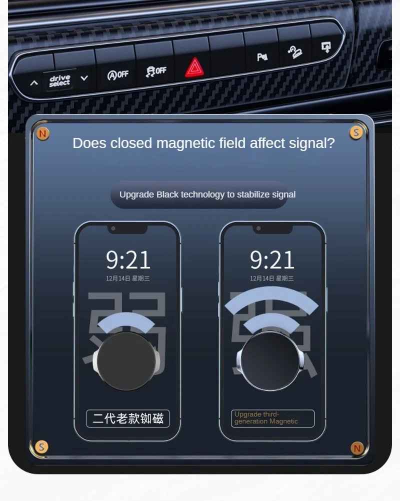 Support magnétique de téléphone pour voiture, aimant puissant, support GPS pour iPhone 14, 13, 12 Pro Max, X, Xiaomi, Samsung, LG Support magnétique de téléphone pour voiture, aimant puissant, support GPS pour iPhone 14, 13, 12 Pro Max, X, Xiaomi, Samsung, LG
