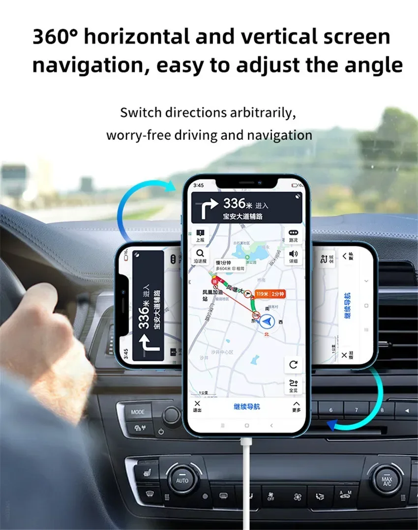 Car Phone Holder Stand Mount 30W Magnetic Car Wireless Charger For Magsafe iPhone 12 13 14 15 Pro Max Mini Fast Charging Station Car Phone Holder Stand Mount 30W Magnetic Car Wireless Charger For Magsafe iPhone 12 13 14 15 Pro Max Mini Fast Charging Station