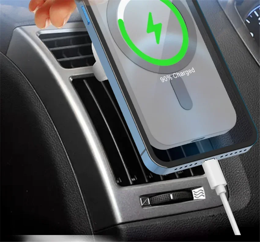 Car Phone Holder Stand Mount 30W Magnetic Car Wireless Charger For Magsafe iPhone 12 13 14 15 Pro Max Mini Fast Charging Station Car Phone Holder Stand Mount 30W Magnetic Car Wireless Charger For Magsafe iPhone 12 13 14 15 Pro Max Mini Fast Charging Station