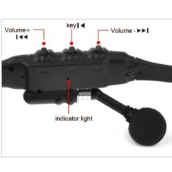 lunettes de soleil avec micro écouteurs stéréo sans fil – Image 4