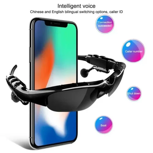 lunettes de soleil avec micro écouteurs stéréo sans fil – Image 3