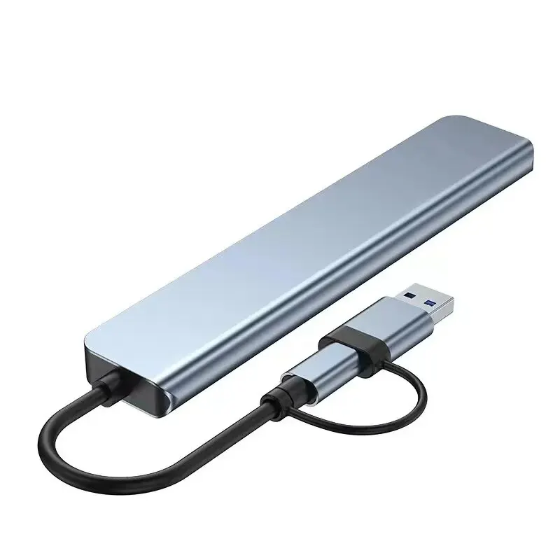 8 In 2 USB HUB With Splitter Card Reader, USB C Port, USB 3.0 / 2.0, SD/TF Splitter Card Reader, Docking Station 8 In 2 USB HUB With Splitter Card Reader, USB C Port, USB 3.0 / 2.0, SD/TF Splitter Card Reader, Docking Station