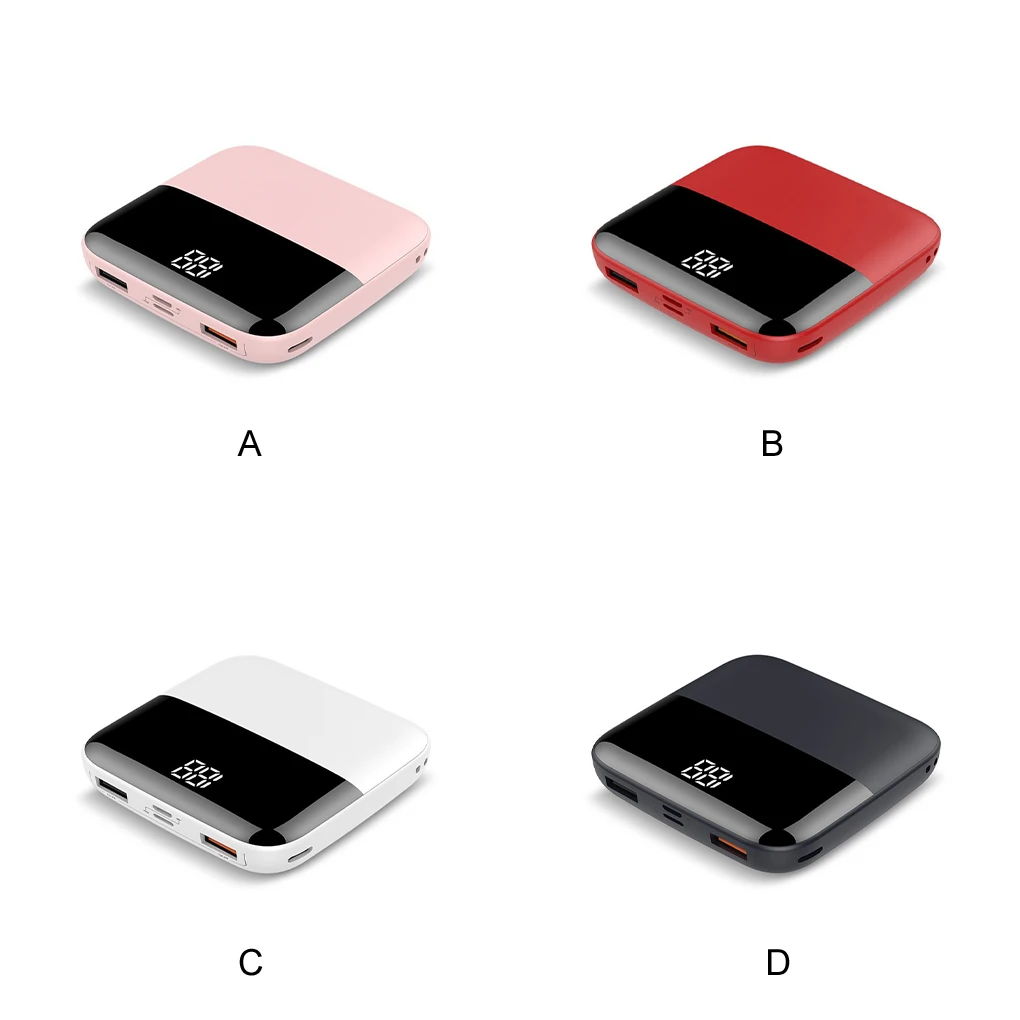 20000mAh Mini Phone Power Bank Dual Usb Portable Charger with 2 Usb Port Large Capacity Mini Digital led Display Power Bank 20000mAh Mini Phone Power Bank Dual Usb Portable Charger with 2 Usb Port Large Capacity Mini Digital led Display Power Bank
