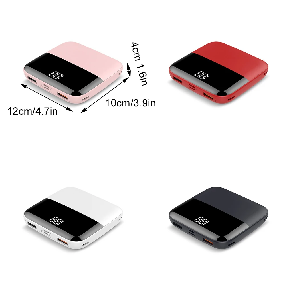 20000mAh Mini Phone Power Bank Dual Usb Portable Charger with 2 Usb Port Large Capacity Mini Digital led Display Power Bank 20000mAh Mini Phone Power Bank Dual Usb Portable Charger with 2 Usb Port Large Capacity Mini Digital led Display Power Bank