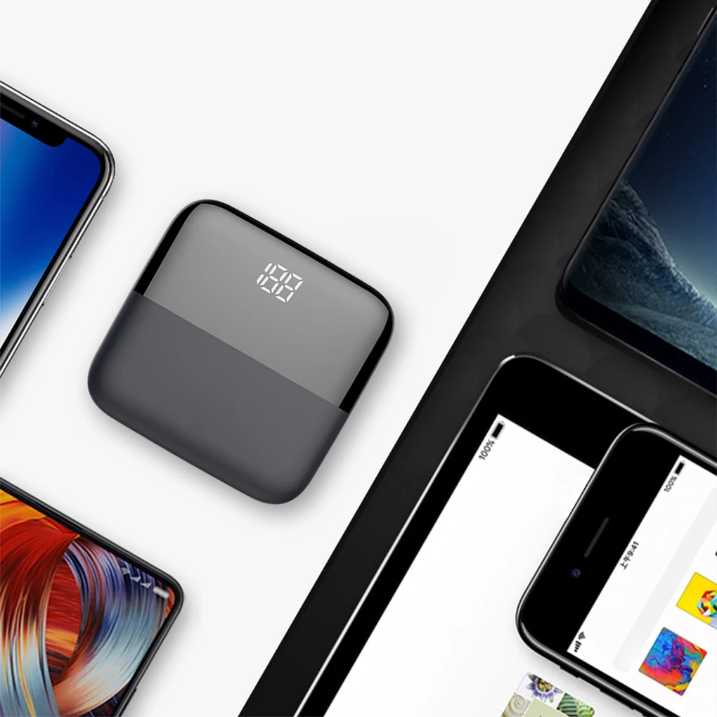 20000mAh Mini Phone Power Bank Dual Usb Portable Charger with 2 Usb Port Large Capacity Mini Digital led Display Power Bank 20000mAh Mini Phone Power Bank Dual Usb Portable Charger with 2 Usb Port Large Capacity Mini Digital led Display Power Bank