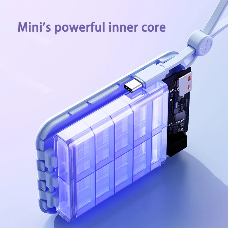 Xiaomi 100000mAh Large Capacity Power Bank Portable fast charging power bank with built-in 4 Cables Battery For IPhone Samsung Xiaomi 100000mAh Large Capacity Power Bank Portable fast charging power bank with built-in 4 Cables Battery For IPhone Samsung