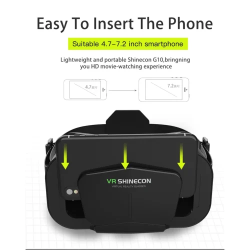 Shinecon VR lunettes  3D appareils de réalité virtuelle pour téléphone portable intelligent - Image 6