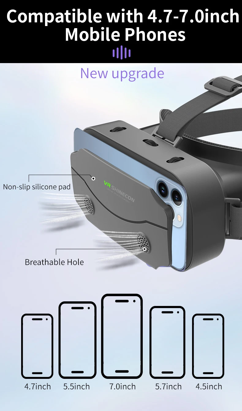 Shinecon VR Glasses 3D Headset Virtual Reality Devices Helmet Viar Lenses Goggle For Smartphone Cell Phone Smart With Controller Shinecon VR Glasses 3D Headset Virtual Reality Devices Helmet Viar Lenses Goggle For Smartphone Cell Phone Smart With Controller
