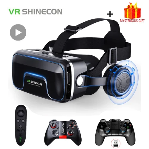 VR Shinecon 10.0 Casque 3D lunettes Casque de réalité virtuelle