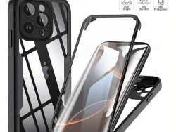 coque anti choc complète pour iPhone 16 Pro Max 15 Plus  15 14 11 Pro Max 13 12 Mini,
