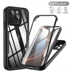 coque anti choc complète pour iPhone 16 Pro Max 15 Plus  15 14 11 Pro Max 13 12 Mini,