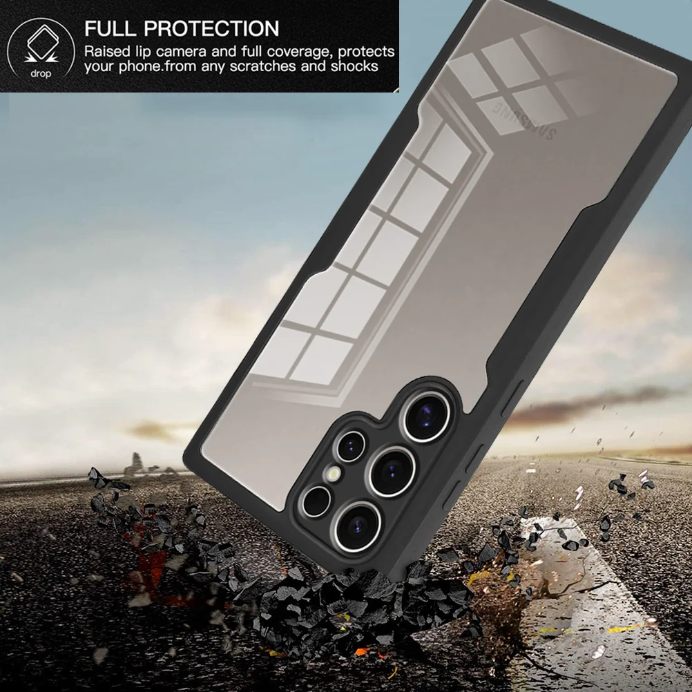 360 Double Sided Full Protection Phone Case for Samsung Galaxy S21 S22 S23 Plus S24 Ultra Slim Clear Cover with Screen Protector 360 Double Sided Full Protection Phone Case for Samsung Galaxy S21 S22 S23 Plus S24 Ultra Slim Clear Cover with Screen Protector