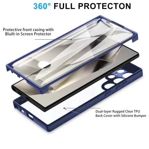 Etui de téléphone à Protection complète Double face  pour Samsung Galaxy S21 S22 S23 Plus S24 - Image 5