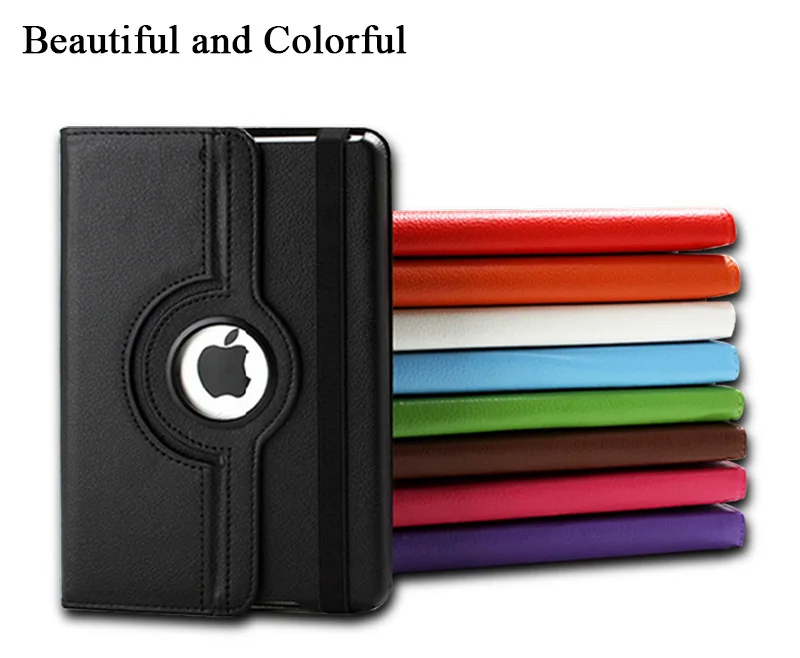For iPad 2 3 4 Case 360 Rotating Stand Tablet Cover For iPad Air 1 2 3 4 5 10.9 Pro 11 9.7 5th 6th 10.2 7th 8th 9th 10th Cases