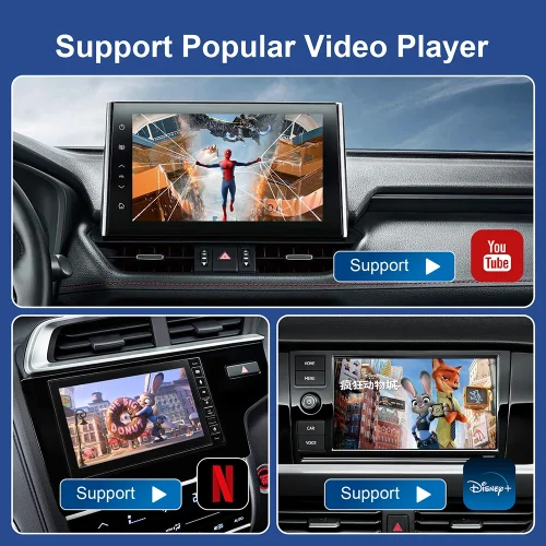 adaptateur Auto carplay et android pour Netflix Youtube - Image 5