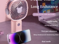 Mini ventilateur portatif USB multi-fonctionnel de bureau avec support