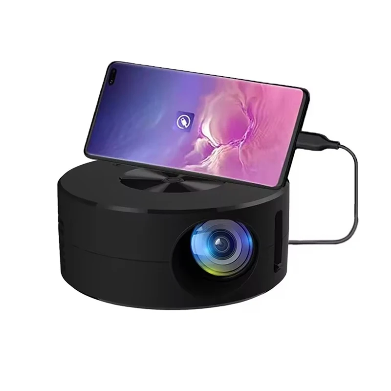 YT200 Smart vidéoprojecteur LED home cinéma lecteur multimédia enfants cadeau cinéma filaire même écran projecteur pour téléphone projecteur