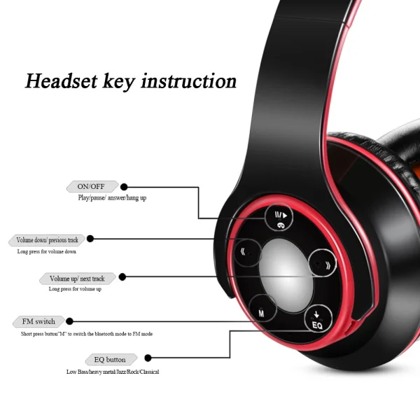 Casque audio stéréo coloré sans fil – Image 6