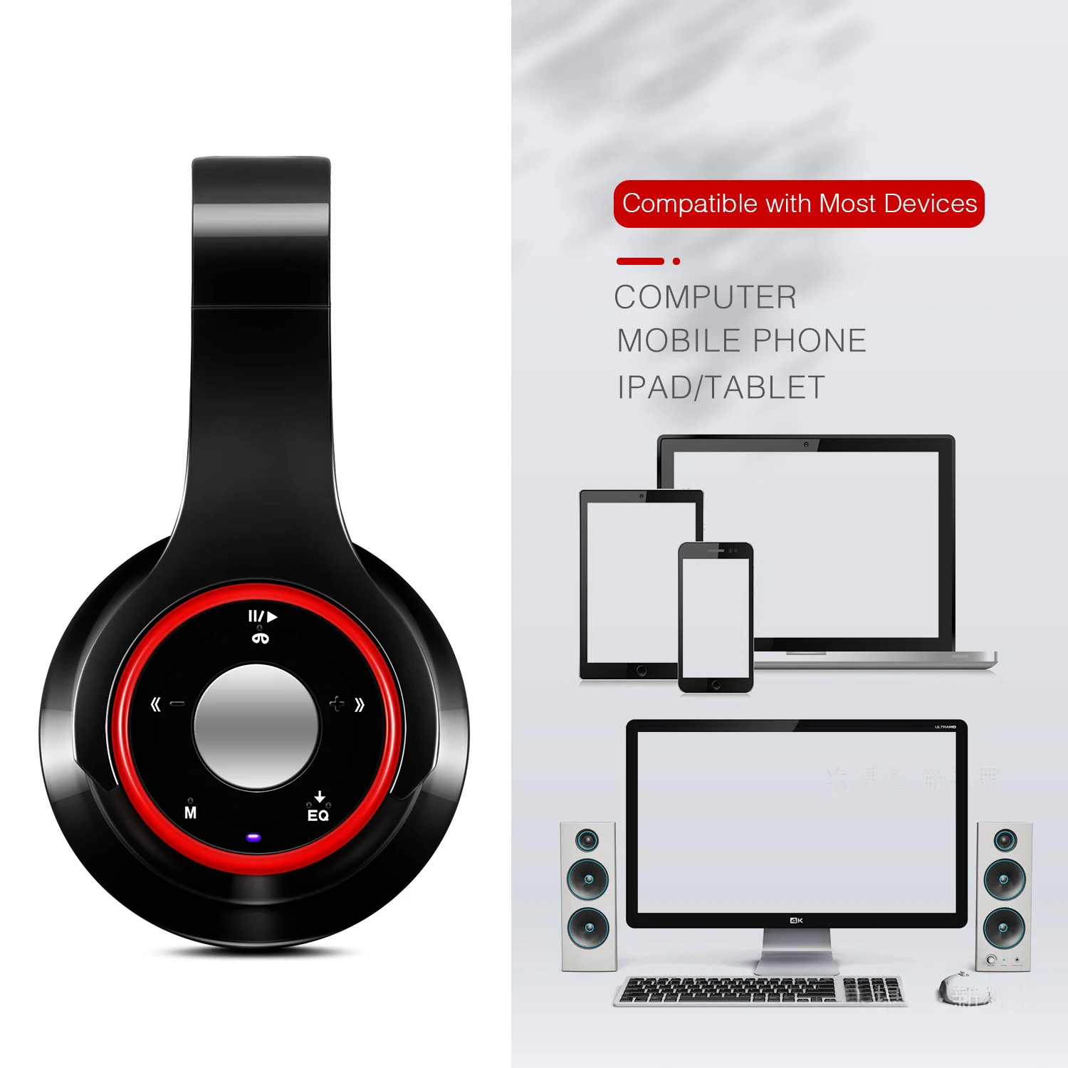 Colorful Stereo Audio Mp3 Bluetooth Headset Wireless Headphones Earphone Support SD Card with Mic Play 20 Hours Colorful Stereo Audio Mp3 Bluetooth Headset Wireless Headphones Earphone Support SD Card with Mic Play 20 Hours