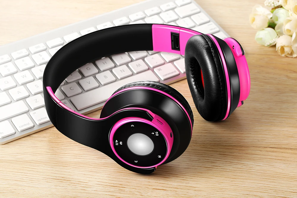 Colorful Stereo Audio Mp3 Bluetooth Headset Wireless Headphones Earphone Support SD Card with Mic Play 20 Hours Colorful Stereo Audio Mp3 Bluetooth Headset Wireless Headphones Earphone Support SD Card with Mic Play 20 Hours
