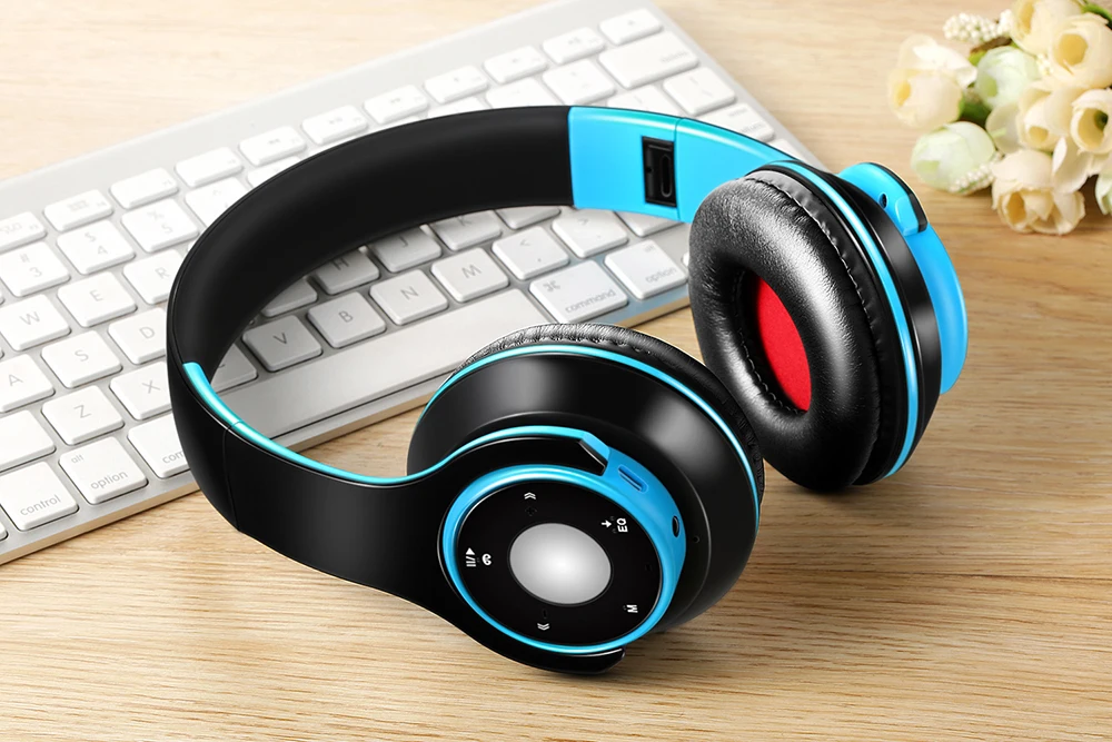 Colorful Stereo Audio Mp3 Bluetooth Headset Wireless Headphones Earphone Support SD Card with Mic Play 20 Hours Colorful Stereo Audio Mp3 Bluetooth Headset Wireless Headphones Earphone Support SD Card with Mic Play 20 Hours