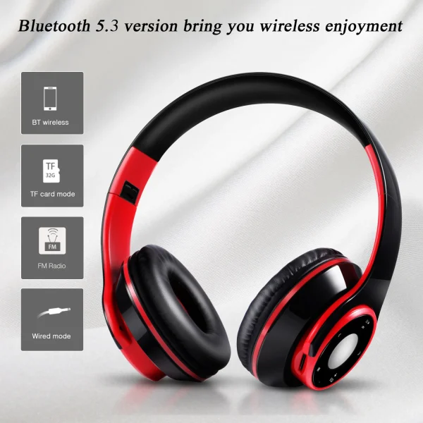 Casque audio stéréo coloré sans fil – Image 2