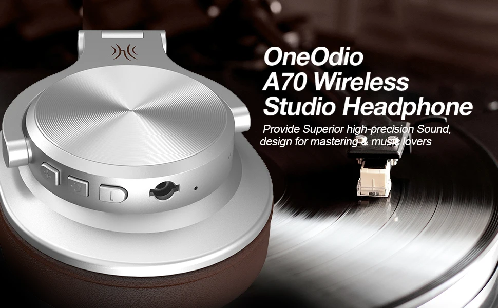 Oneodio Fusion A70 Bluetooth 5.2 Headphones Hi-Res Audio Over Ear Wireless Headset Professional Studio Monitor DJ Headphones 72H Oneodio Fusion A70 Bluetooth 5.2 Headphones Hi-Res Audio Over Ear Wireless Headset Professional Studio Monitor DJ Headphones 72H