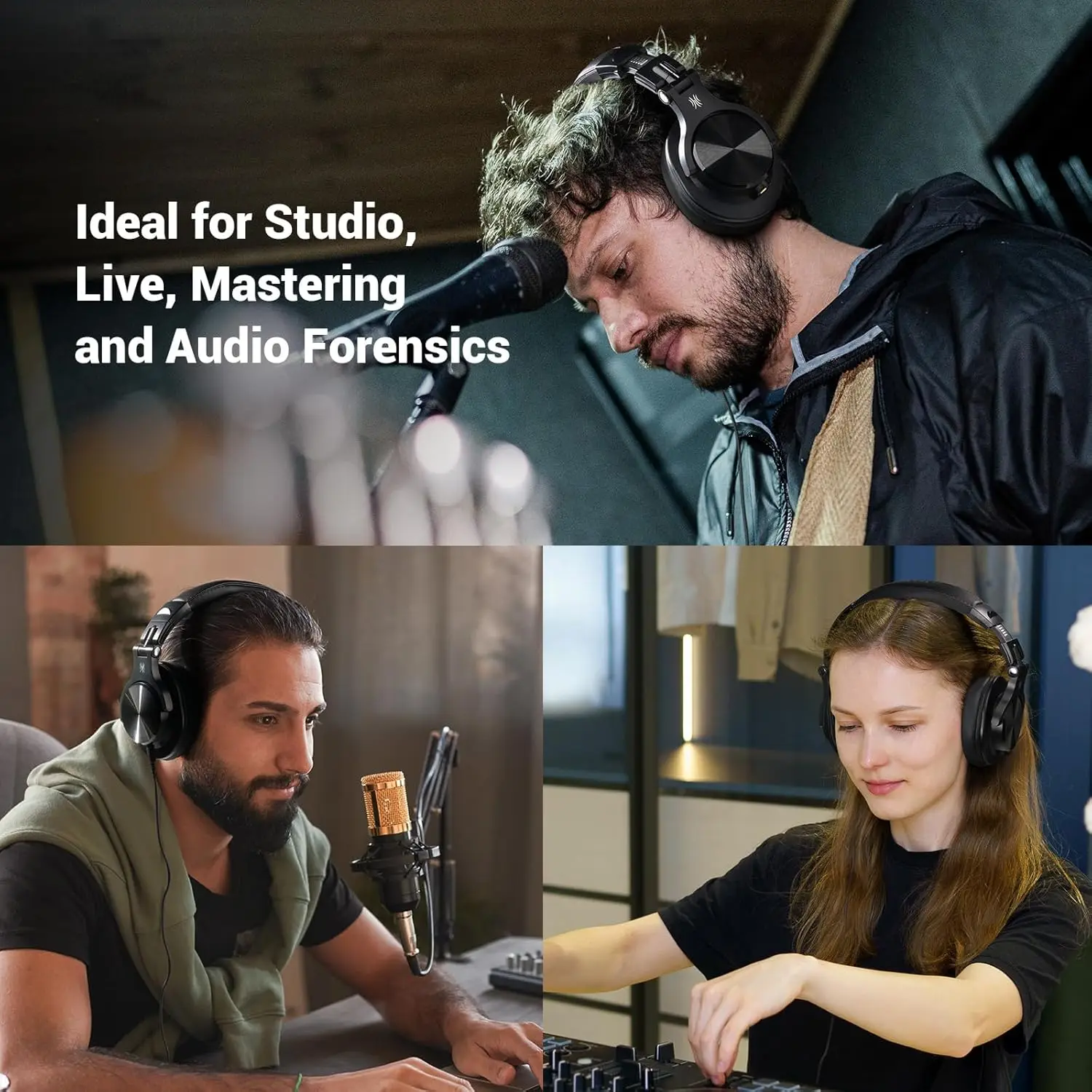 Oneodio Fusion A70 Bluetooth 5.2 Headphones Hi-Res Audio Over Ear Wireless Headset Professional Studio Monitor DJ Headphones 72H Oneodio Fusion A70 Bluetooth 5.2 Headphones Hi-Res Audio Over Ear Wireless Headset Professional Studio Monitor DJ Headphones 72H