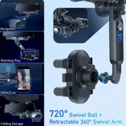 Support de téléphone universel pour rétroviseur de voiture – Image 2