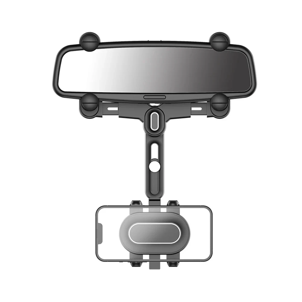 Universal Car Phone Holder Rearview Mirror Mount Car Phone Bracket Navigation GPS Stand Foldable Mobile Cell Support in Car