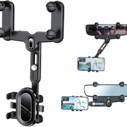 Support de téléphone universel pour rétroviseur de voiture