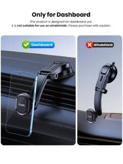 Support mobile de voiture pour tableau de bord, pare-brise – Image 5