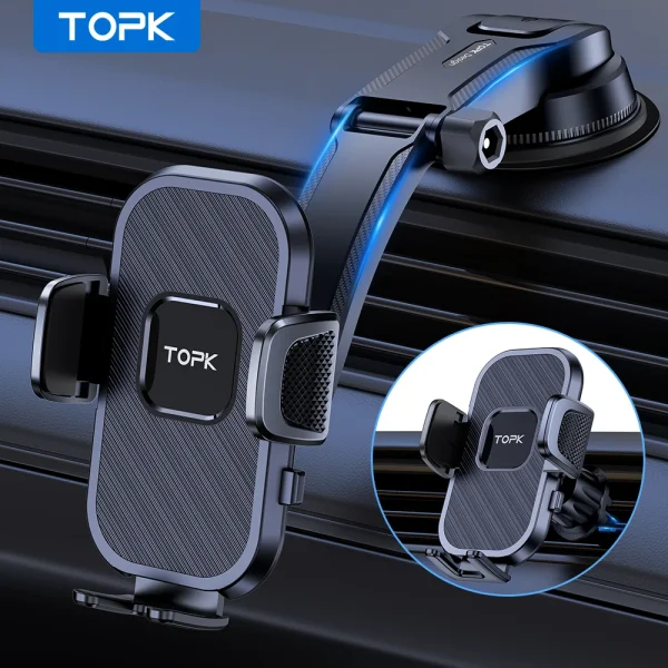 Support mobile de voiture pour tableau de bord, pare-brise