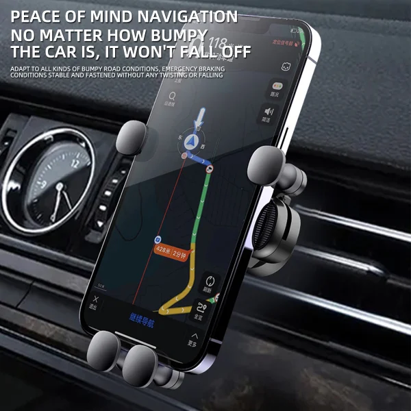Support de téléphone portable pour voiture, 4,7 à 7 pouces - Image 6