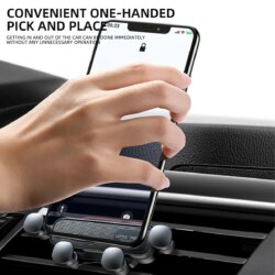 Support de téléphone portable pour voiture, 4,7 à 7 pouces – Image 5