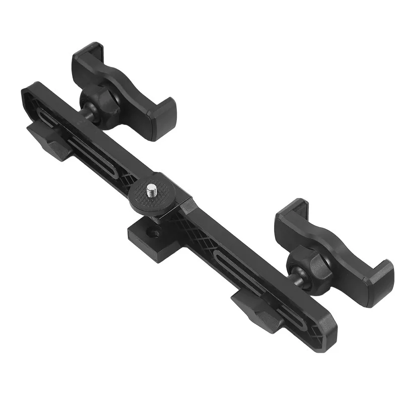 Universal Phone Holder Adjustable Dual Crossbar Clip Bracket for Video Recording Live Multifunctional Tripod Phone Tablet Stand Universal Phone Holder Adjustable Dual Crossbar Clip Bracket for Video Recording Live Multifunctional Tripod Phone Tablet Stand