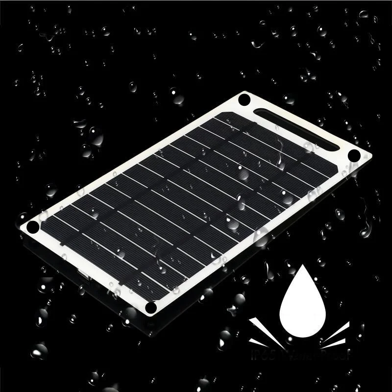 Solar Panel 5V USB Type-C Charge Portable Flexible Kit Lightweigh Mini System For Phones Car Camping Hiking Power Banks IP65 Solar Panel 5V USB Type-C Charge Portable Flexible Kit Lightweigh Mini System For Phones Car Camping Hiking Power Banks IP65