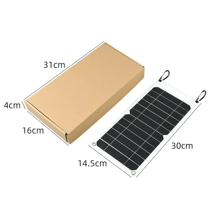 Solar Panel 5V USB Type-C Charge Portable Flexible Kit Lightweigh Mini System For Phones Car Camping Hiking Power Banks IP65 Solar Panel 5V USB Type-C Charge Portable Flexible Kit Lightweigh Mini System For Phones Car Camping Hiking Power Banks IP65