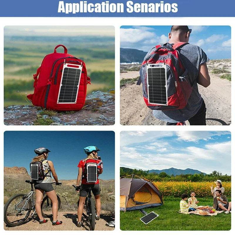 Solar Panel 5V USB Type-C Charge Portable Flexible Kit Lightweigh Mini System For Phones Car Camping Hiking Power Banks IP65 Solar Panel 5V USB Type-C Charge Portable Flexible Kit Lightweigh Mini System For Phones Car Camping Hiking Power Banks IP65
