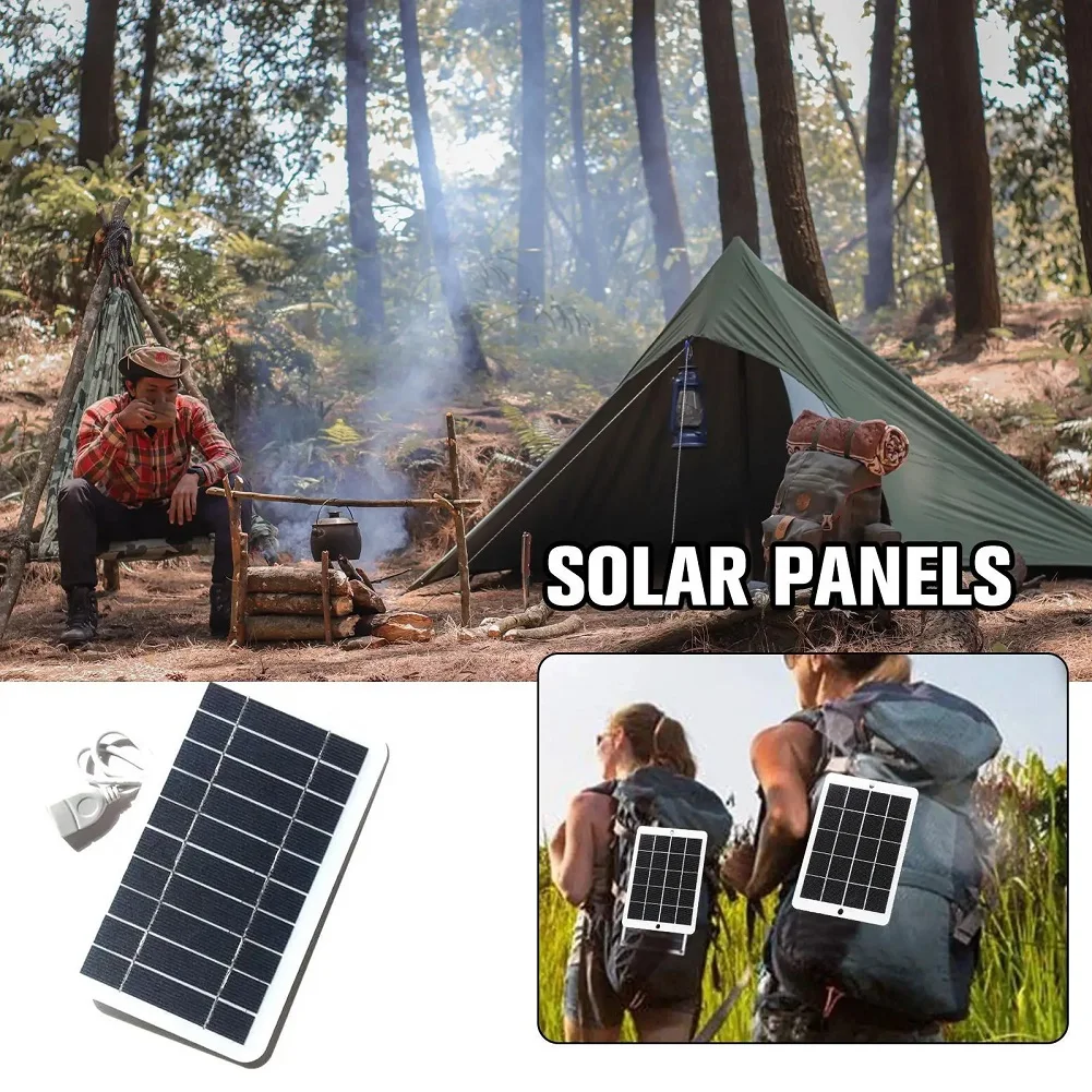 Portable Solar Panel 5V 2W Solar Plate With USB Safe Charge Stabilize Battery Charger for Power Bank Phone Outdoor Camping Home Portable Solar Panel 5V 2W Solar Plate With USB Safe Charge Stabilize Battery Charger for Power Bank Phone Outdoor Camping Home