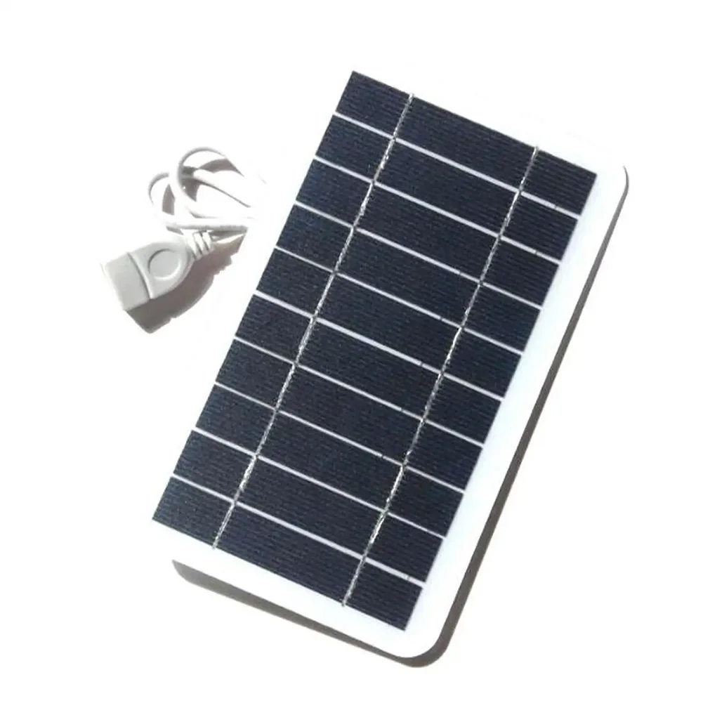 Portable Solar Panel 5V 2W Solar Plate With USB Safe Charge Stabilize Battery Charger for Power Bank Phone Outdoor Camping Home Portable Solar Panel 5V 2W Solar Plate With USB Safe Charge Stabilize Battery Charger for Power Bank Phone Outdoor Camping Home