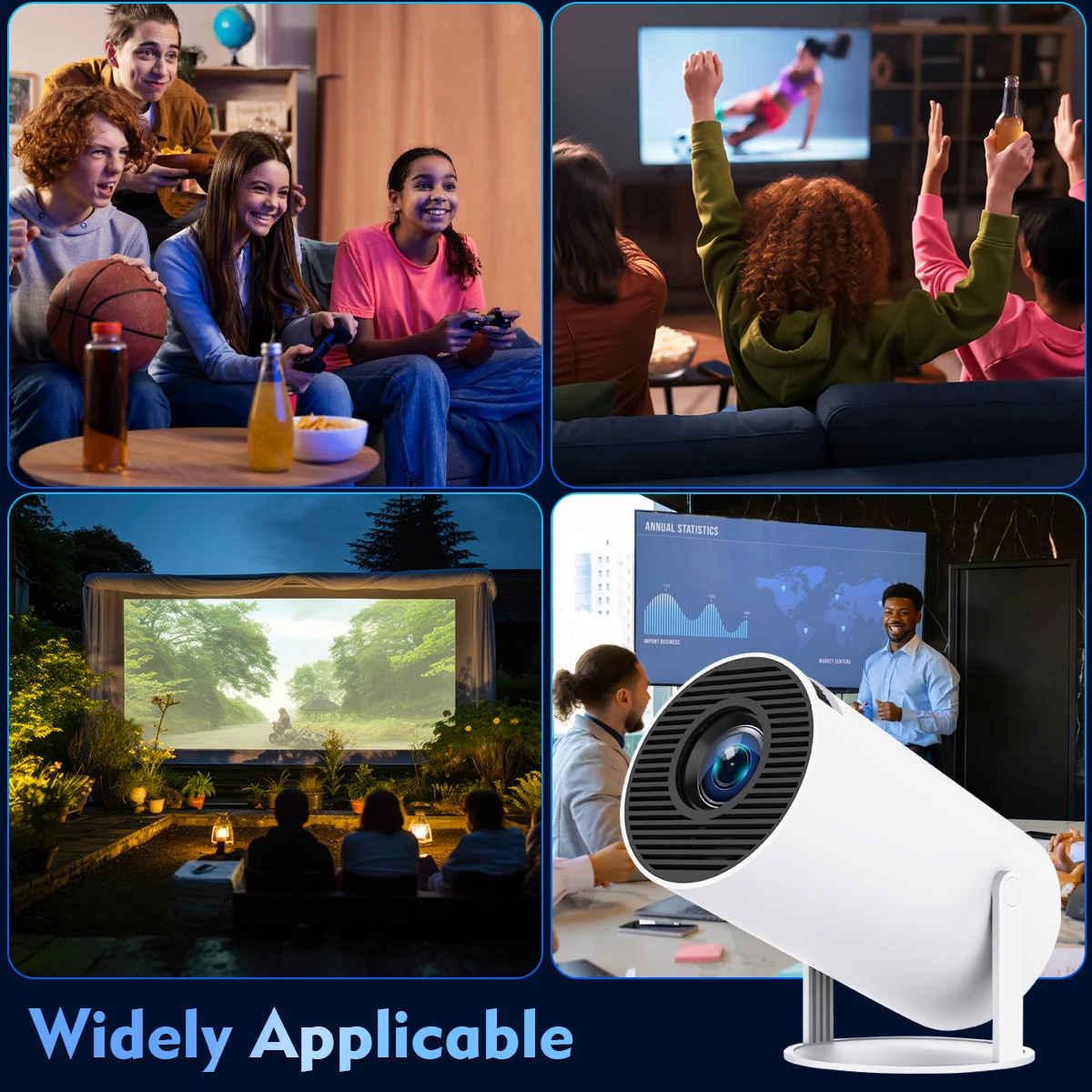 Projecteur magnétique HY300 PRO 4K Android Projecteur magnétique HY300 PRO 4K Android